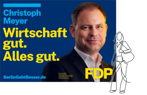 Kandidatenplakat Großfläche